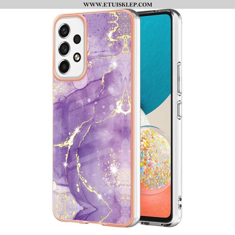 Etui do Samsung Galaxy A53 5G Silikonowy Elastyczny Marmur